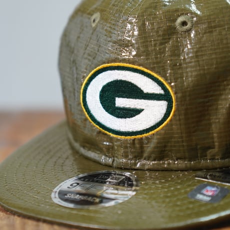 NEW ERA・ニューエラ　RC 9FIFTY フラットバイザー Powered by GORO NAKATSUGAWA（min-nano）グリーンベイ・パッカーズ オリーブ