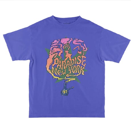 Paradise NYC/パラダイスニューヨーク/SMOKIN' PARADISE SS Tシャツ ネオンパープル