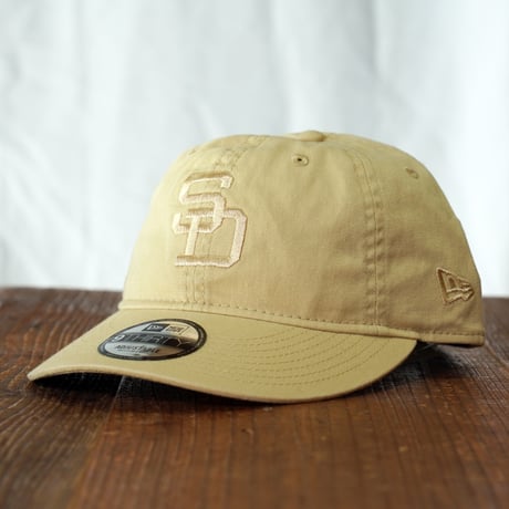 NEW ERA・ニューエラ　 9THIRTY MLB Cooperstown Tonal Logo サンディエゴ・パドレス クーパーズタウン ベガスゴールド 14667941