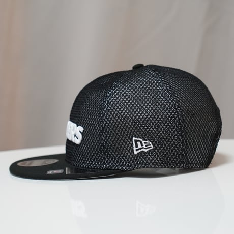 NEW ERA・ニューエラ RC 9FIFTY Flat Visor powered by GORO (min-nano) ラスベガス・レイダース ダブルメッシュ ブラックメッシュ/ブラック