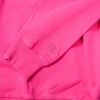 daze & easy ロゴ刺繍スウェット「THE DYE 顔料染め裏毛」DE SINGSMAN（ピンク）