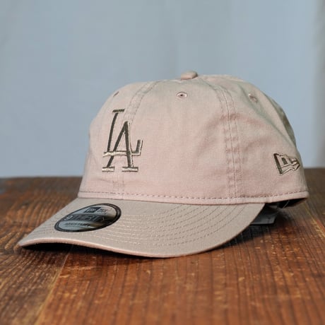 NEW ERA・ニューエラ　9THIRTY MLB Cooperstown Tonal Logo ロサンゼルス・ドジャース クーパーズタウン アッシュブラウン 14667945