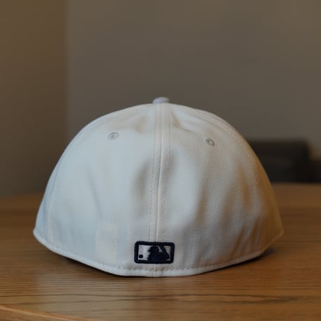 NEWERA・ニューエラ　LP 59FIFTY White Pack ニューヨーク・ヤンキース クローム ストーンバイザー