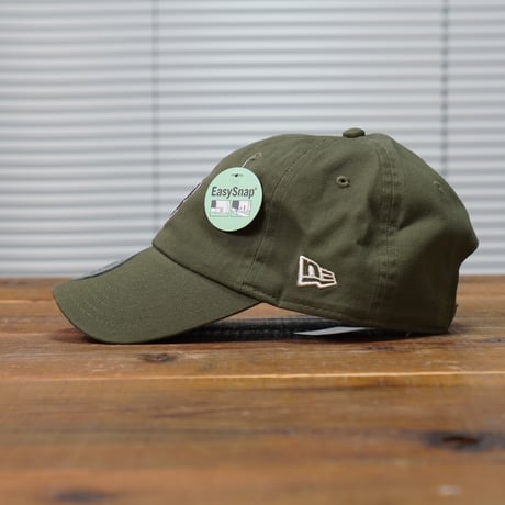 NEWERA・ニューエラ　カジュアルクラシック MLB Casual Classic ボストン・レッドソックス ミッドロゴ オリーブ × マルチカラー