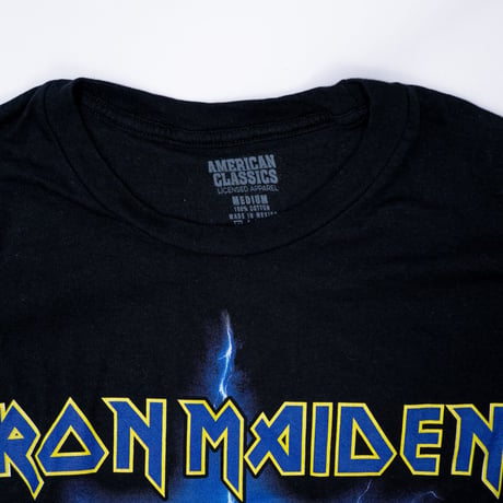 AMERICAN CLASSICS・アメリカンクラシックス　「IRON MAIDEN」Tシャツ（BLACK・Mサイズ）