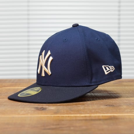 NEWERA・ニューエラ　LP 59FIFTY Duck Canvas ダックキャンバス ニューヨーク・ヤンキース ブラック オーシャンサイドブルーバイザー
