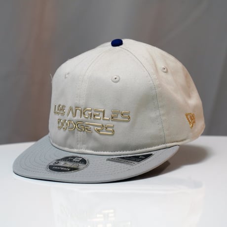 NEW ERA・ニューエラ RC 9FIFTY Flat Visor HAJIME SORAYAMA TPUロゴ ロサンゼルス・ドジャース アイボリー/ミディアムシルバー