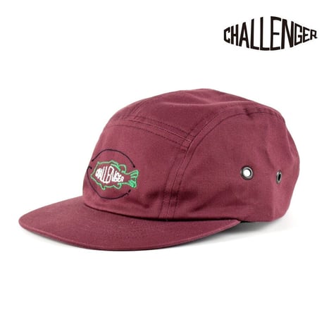 チャレンジャー・CHALLENGER　BASS NEON SIGN CAP BURGUNDY（JET CAP・ジェットキャップ）