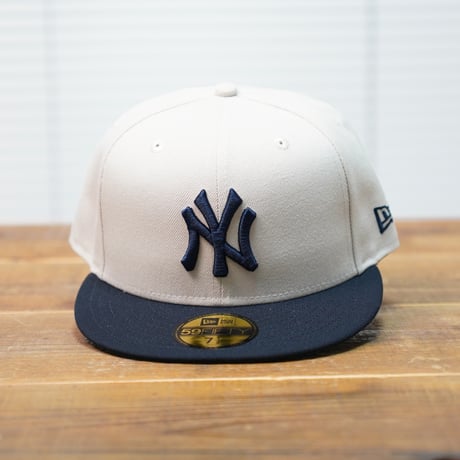 NEWERA・ニューエラ　59FIFTY Powered by GORO NAKATSUGAWA（min-nano）ニューヨーク・ヤンキース ストーン ネイビーバイザー