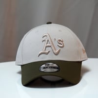 NEW ERA・ニューエラ 9FORTY Tonal Logo オークランド・アスレチックス ストーン/ペブル