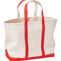 L.L.Bean　エルエルビーン　ボート・アンド・トート、オープン・トップ　L.L.ビーン Boat and Tote Large Orange