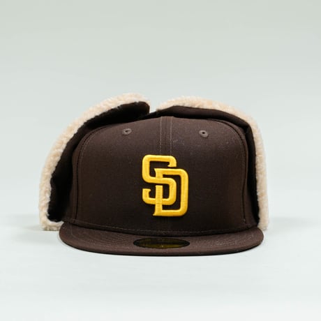 NEW ERA・ニューエラ　   59FIFTY Dog Ear ドッグイヤー サンディエゴ・パドレス（バーントウッド）