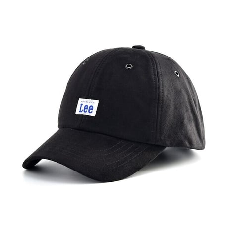 LEE CAP　LE LOW CAP FAKE SUEDE BLACK