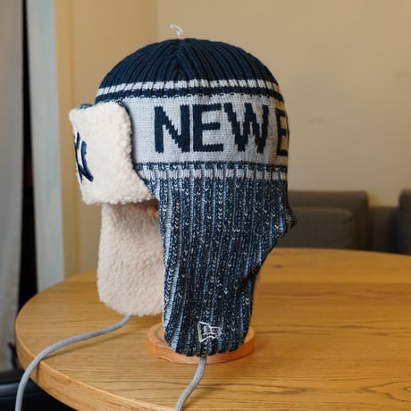 NEWERA・ニューエラ ニット トラッパー MLB Knit Trapper ニューヨーク・ヤンキース ミッドナイトネイビー  14312133