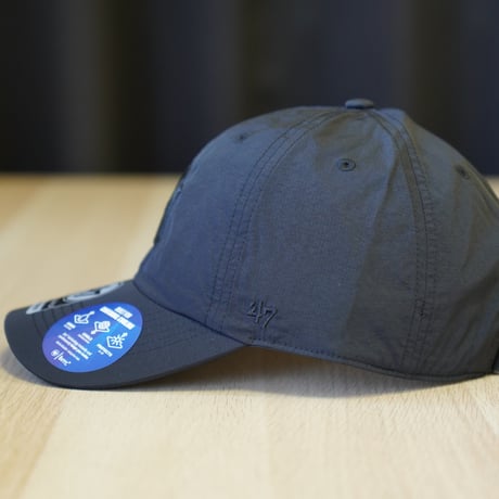 47BRAND フォーティーセブン キャップ 47 クリーンナップ ニューヨーク・ヤンキース brrr° 接触冷感 ブラック × ブラック トナルカラー
