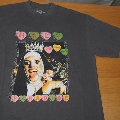 Paradise NYC/パラダイスニューヨーク/HOLY - LIVE THROUGH DEATH SS Tシャツ ブラック