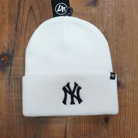 47BRAND フォーティセブン ニットキャップ ヤンキース ’47 カフニット ニット帽 ユニセックス B-HYMKR17ACE　HAYMAKER KUFF KNIT