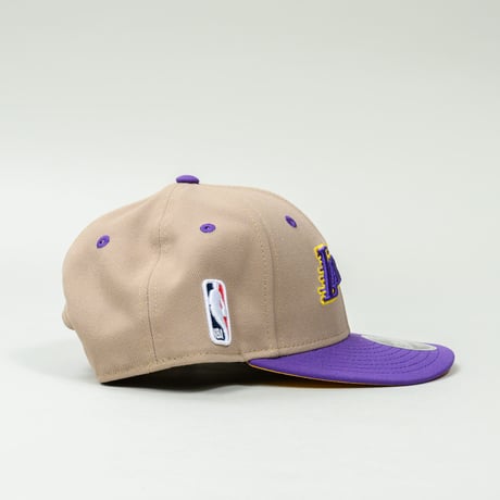 NEW ERA・ニューエラ　  LP 9FIFTY NBA Color Custom ロサンゼルス・レイカーズ ペブル トゥルーパープルバイザー　八村塁　Rui Hachimura