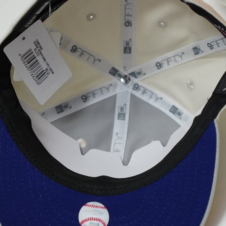 NEW ERA・ニューエラ RC 9FIFTY Flat Visor HAJIME SORAYAMA TPUロゴ ロサンゼルス・ドジャース アイボリー/ミディアムシルバー