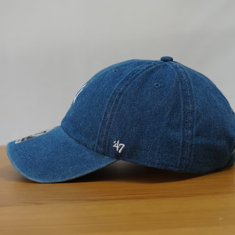47BRAND フォーティーセブン キャップ 47 クリーンナップ ニューヨーク・ヤンキース DENIM デニム ネイビー