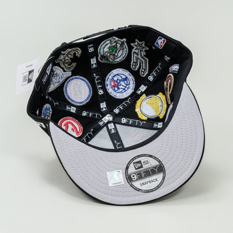 NEW ERA・ニューエラ　  9FIFTY Team Logo Allover NBA（ブラック）