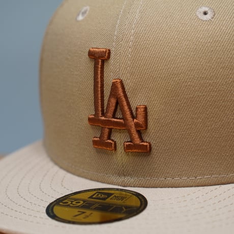 NEW ERA・ニューエラ 59FIFTY MLB Camouflage Color ロサンゼルス・ドジャース Color Variation カーキ/キャメル/ストーン