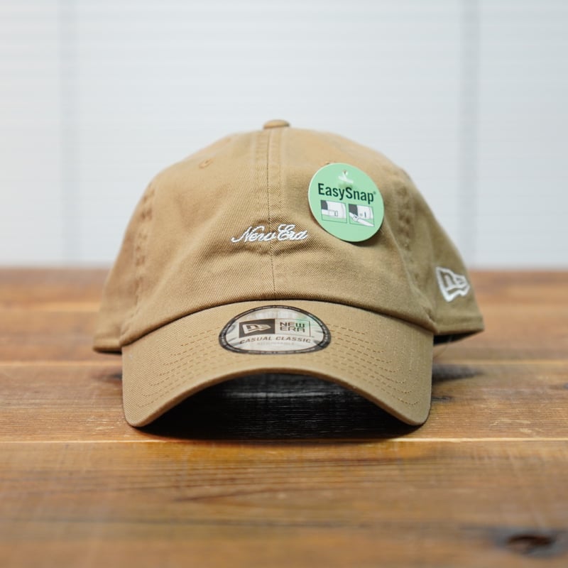 帽子 grape NEWERA・ニューエラ カジュアルクラシック Strap Logo カーキ