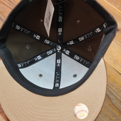 NEWERA・ニューエラ　59FIFTY Iced Latte シアトル・マリナーズ ウォルナット トーステッドピーナッツバイザー