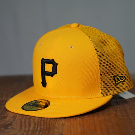 NEW ERA・ニューエラ　59FIFTY トラッカー Beautiful Beach ピッツバーグ・パイレーツ Aゴールド