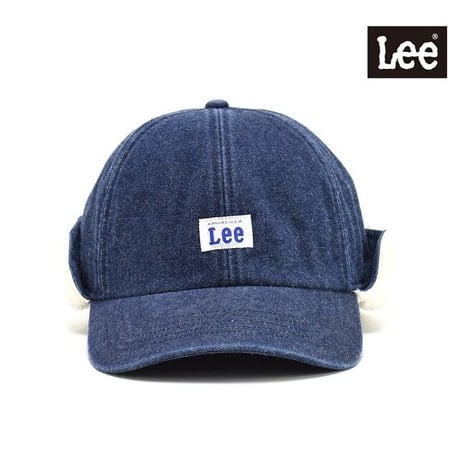 Lee EARFLAP CAP DENIM BLUE