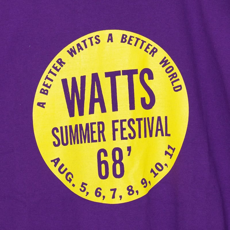 STEREO8 Watts Summer Fest 68' Tee: Purple プリント