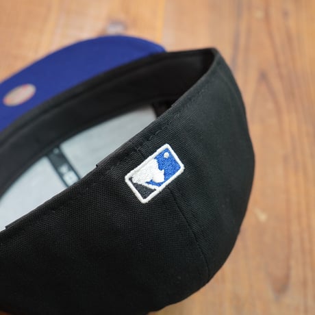 NEWERA・ニューエラ　LP 59FIFTY Duck Canvas ダックキャンバス ロサンゼルス・ドジャース ブラック ダークロイヤルバイザー