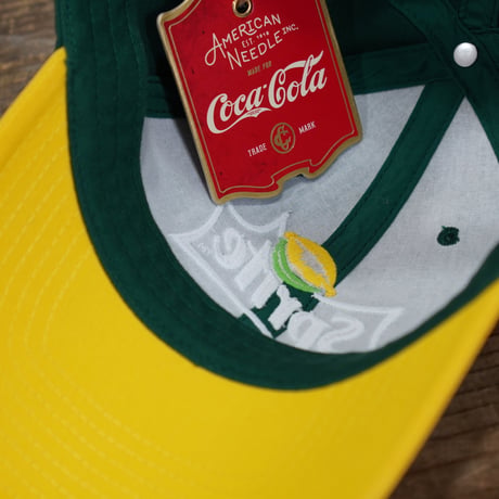 AMERICAN NEEDLE アメリカンニードル Coca-Cola コカコーラ Sprite スプライト CAP キャップ　エメラルドイエロー