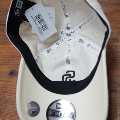 NEWERA・ニューエラ　9TWENTY MLB Summer Corduroy サンディエゴ・パドレス クロームホワイト