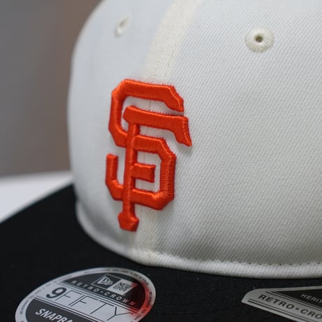 NEW ERA・ニューエラ RC 9FIFTY Flat Visor powered by GORO (min-nano) サンフランシスコ・ジャイアンツ クローム/ブラック