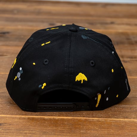 NEW ERA・ニューエラ　9FORTY A-Frame スプラッシュエンブロイダリー ニューヨーク・ヤンキース（ブラック）