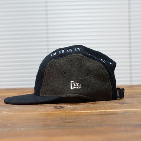 NEWERA・ニューエラ　ジェットキャップ Angler Collection POLARTEC 200 GOOD DAY ブラック/オリーブ【ニューエラアウトドア】