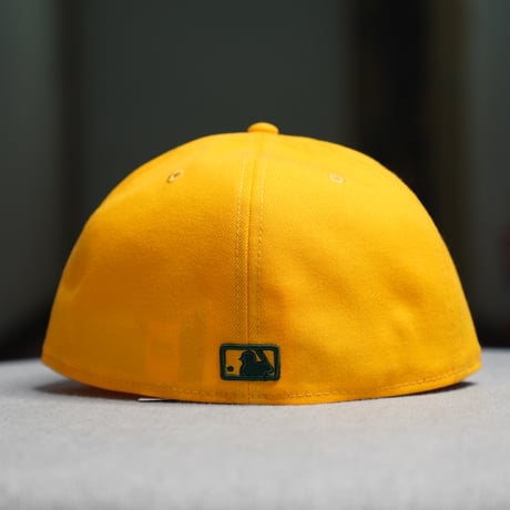 NEW ERA・ニューエラ　59FIFTY MLB Upside Down オークランド・アスレチックス Aゴールド