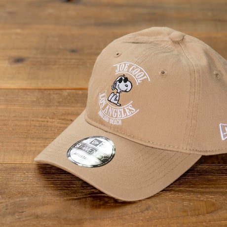 NEW ERA・ニューエラ　9TWENTY Peanuts LOS ANGELES ジョー・クール（キャメル）
