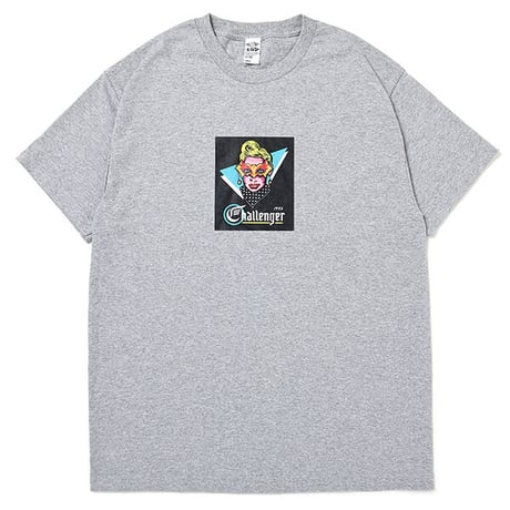 チャレンジャー CHALLENGER MASKED LADY TEE GRAY