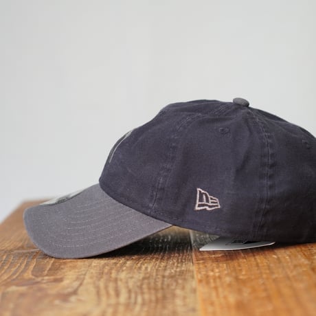 NEW ERA・ニューエラ　9TWENTY Washed Duck ニューヨーク・ヤンキース ネイビー グラファイトバイザー