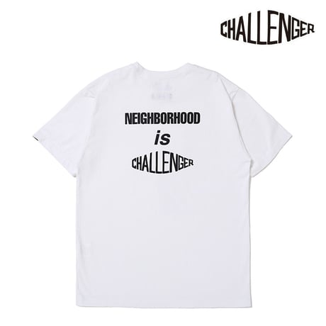 【NIGHBORHOODコラボ】ネイバーフッド チャレンジャー 2021 SKULL TEE WHITE