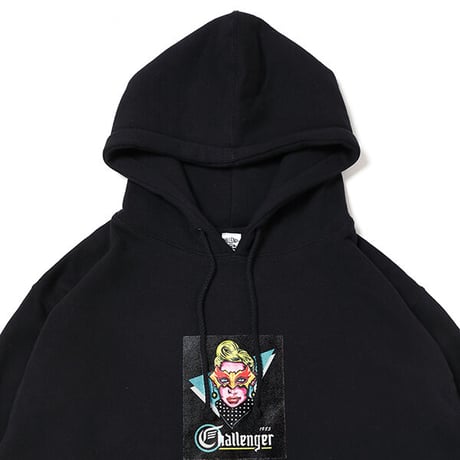 チャレンジャー CHALLENGER MASKED LADY HOODIE HEATHER NAVY