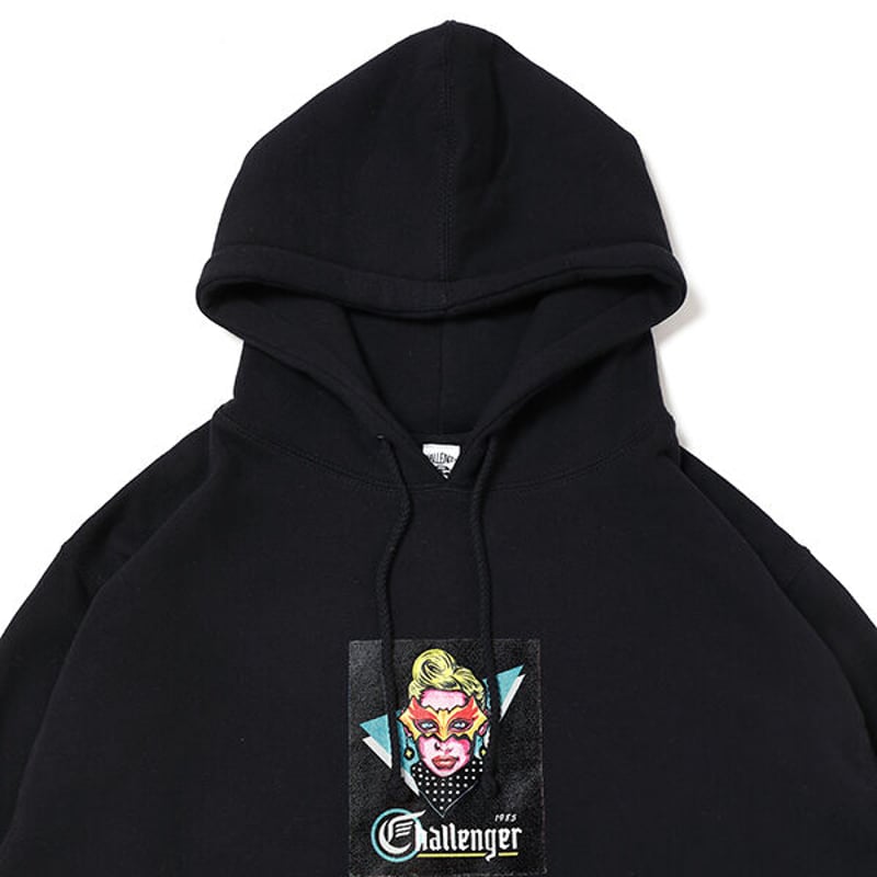 チャレンジャー CHALLENGER MASKED LADY HOODIE HEATHER N