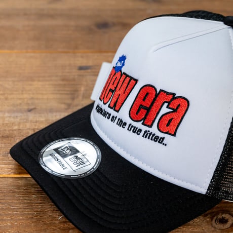 NEWERA・ニューエラ　9FORTY A-Frame トラッカー TOYA HORIUCHI new era メッシュキャップ（ブラック）