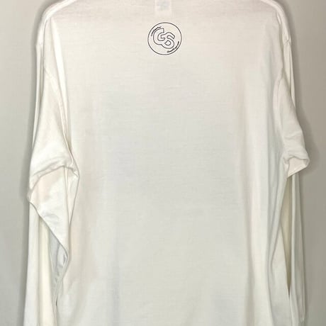 DE SINGSMAN　23ver LATE80s "B" 偉人シリーズ　 L/S Tee（ホワイト）