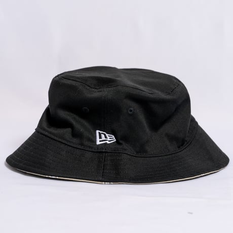 NEW ERA・ニューエラ　 バケット01 MLB Reversible Hat リバーシブル シカゴ・ホワイトソックス（ブラック/ペブル）（M/Lサイズ）