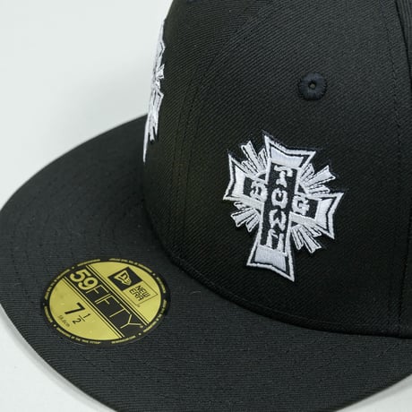 NEWERA・ニューエラ　  59FIFTY DOG TOWN ドッグタウン オールオーバー（ブラック）