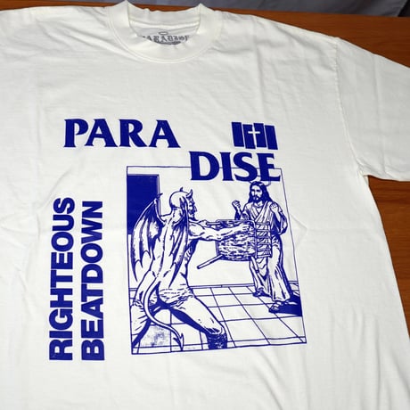 Paradise NYC/パラダイスニューヨーク/RIGHTEOUS BEATDOWN SS Tシャツ オフホワイト
