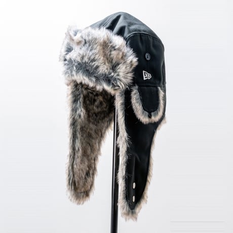 NEW ERA・ニューエラ　トラッパー The Trapper ダックキャンバス（ブラック）